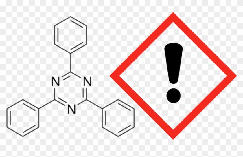 2,4,6 Triphenyl 1,3,5 Triazine - Ghs Pictogram Of Calcium Carbonate Clipart #5607035