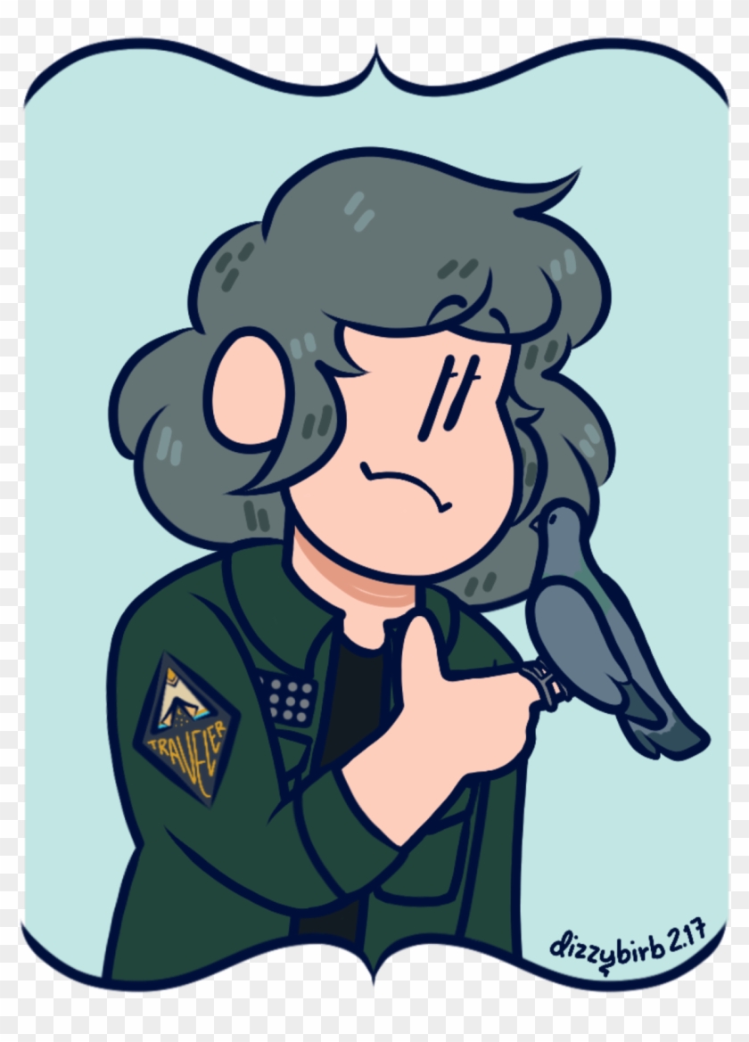 Commanderholly Commander Holly Holly Conrad Pigeon - Cartoon Clipart #5607412