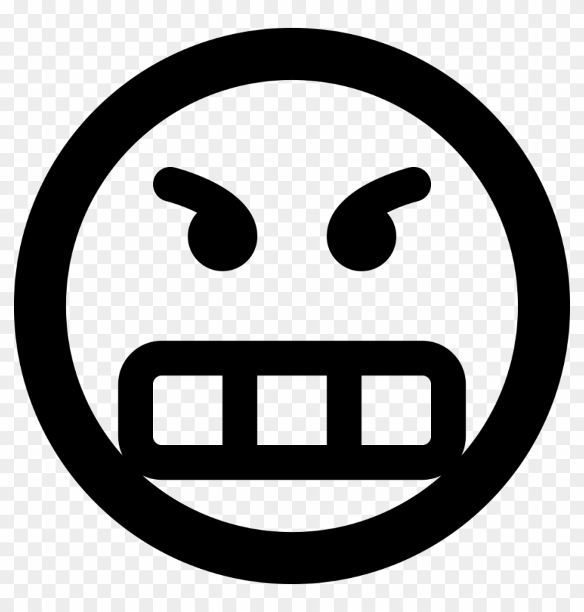 Frustrated Comments - Emoji Enojado Vector Clipart