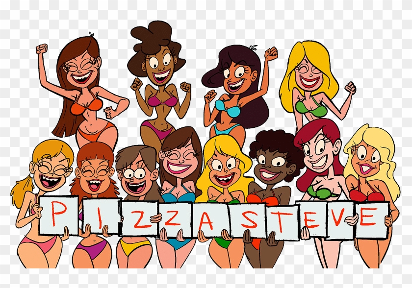 Uncle Grandpa Pizza Steve Girls Clipart #5607924