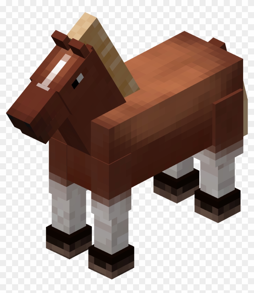 Minecraft Horse Png - Brown Minecraft Horse Clipart #5608165