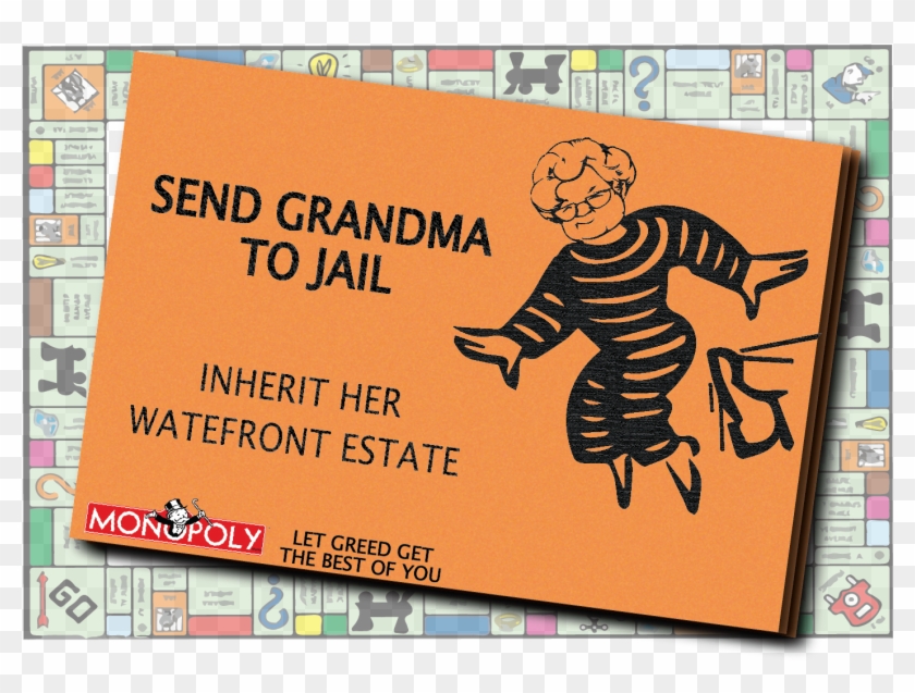 "let Greed Get The Best Of You" - Get Out Of Jail Free Clipart #5608194