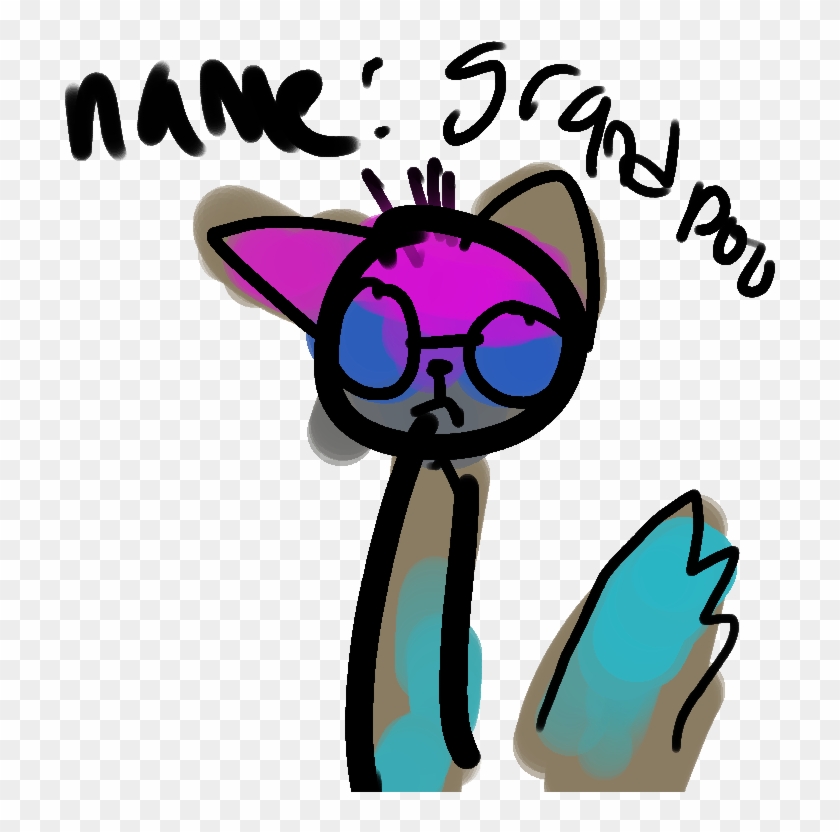 Grandpa By Rycechu On Clipart Library - Cat Grabs Treat - Png Download