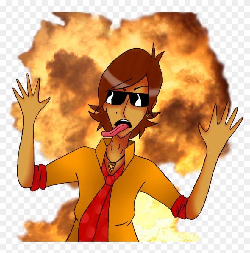 Human Pizza Pete - Explosion Png No Background Clipart #5608386