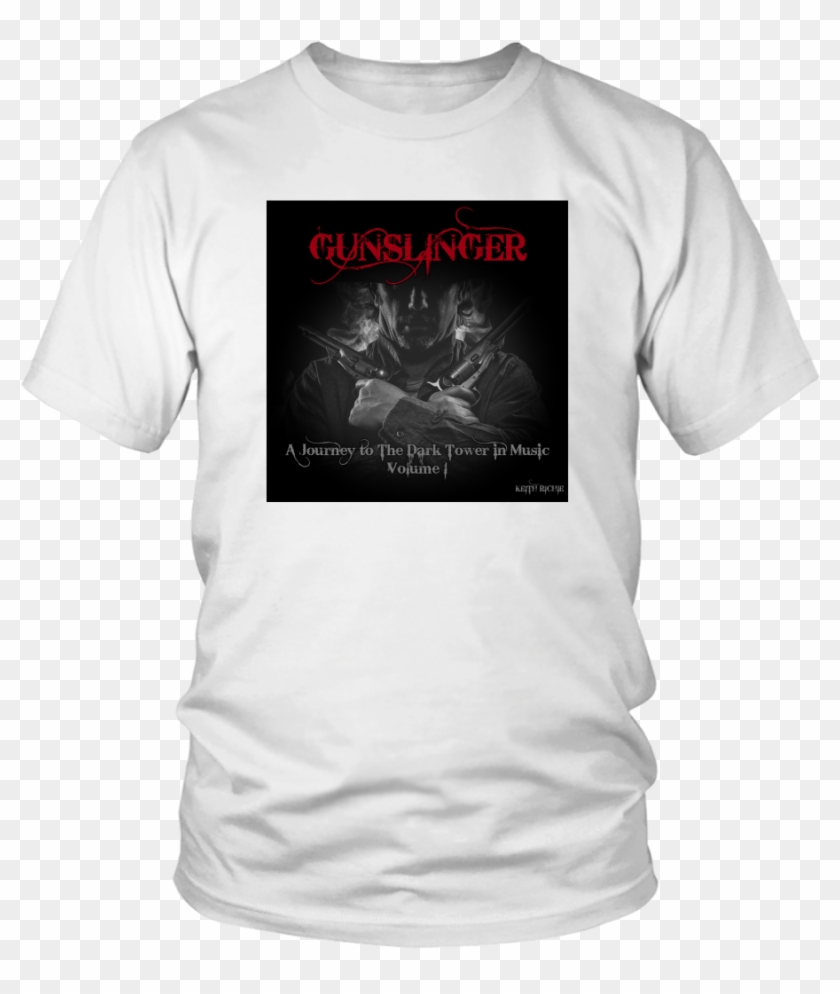 Gunslinger T-shirt With Album Cover Art - Just Gonna Send It T Shirt Clipart #5609089