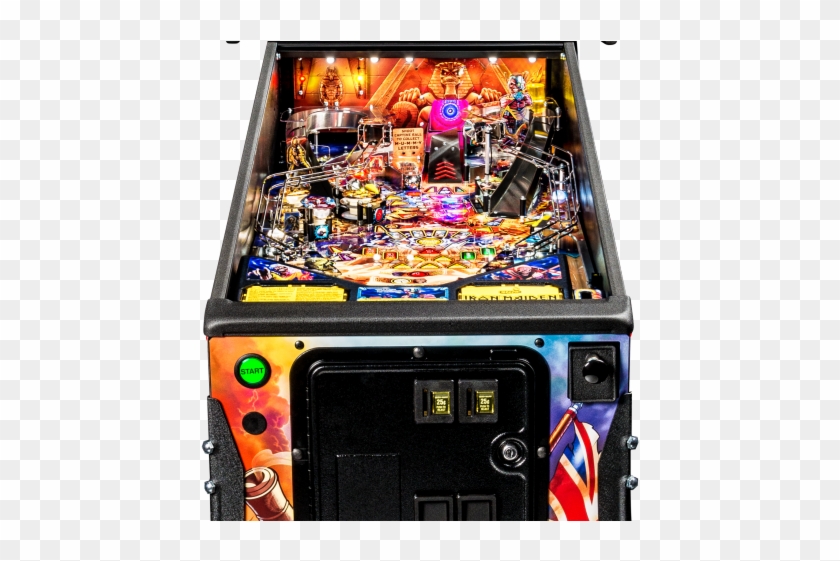 Iron Maiden Clipart Transparent - Pinball Machine Front View - Png Download