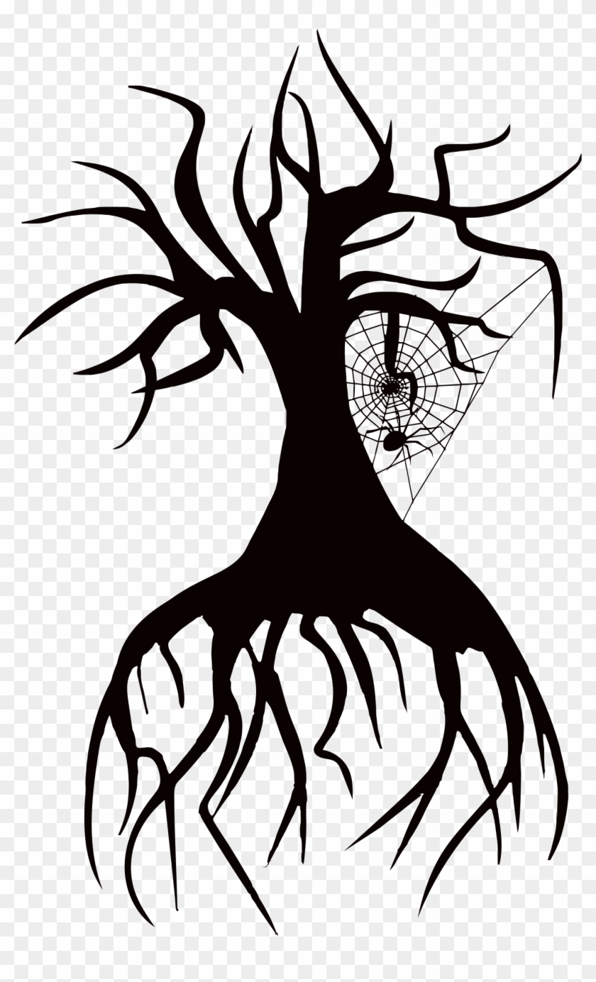 This Free Icons Png Design Of Spider Tree - Halloween Sider Web Clip Art Transparent Png