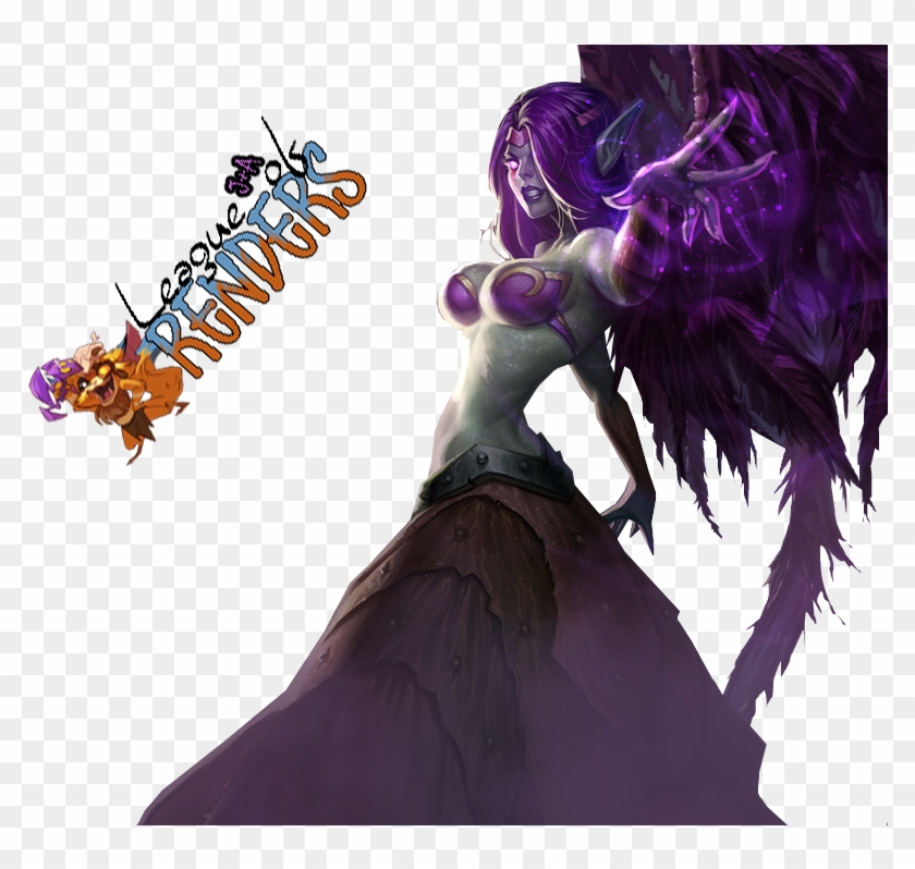 League Of Legends Render Morgana Clipart #5609416