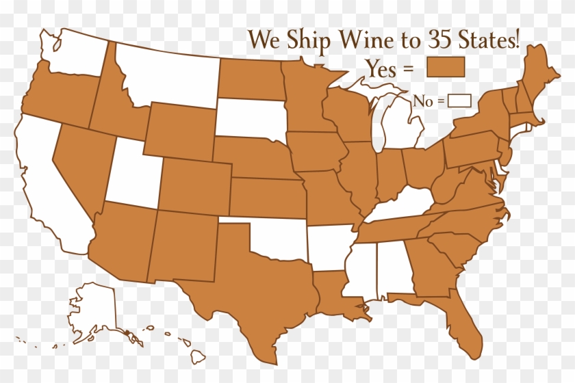 We Ship To 35 States - Marshalltown Iowa On Map Clipart #5609514