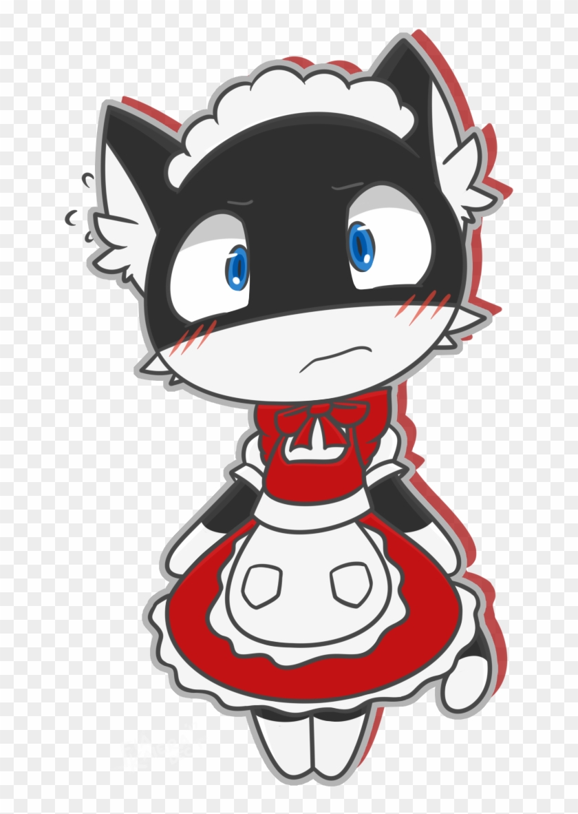 Morgana Maid & Butler Dlc - Persona 5 Morgana Maid Outfit Clipart #5609735
