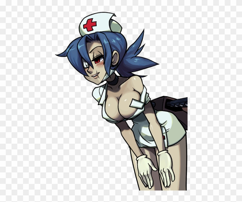The - Skullgirls Valentine Victory Pose Clipart #5609973