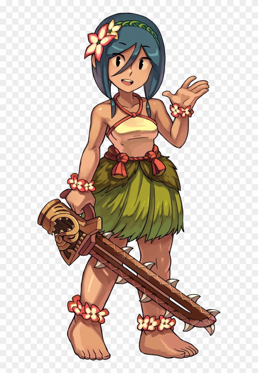 An Action Rpg By The Creators Of Skullgirls [ongoing - Indivisible Leilani Clipart #5610007