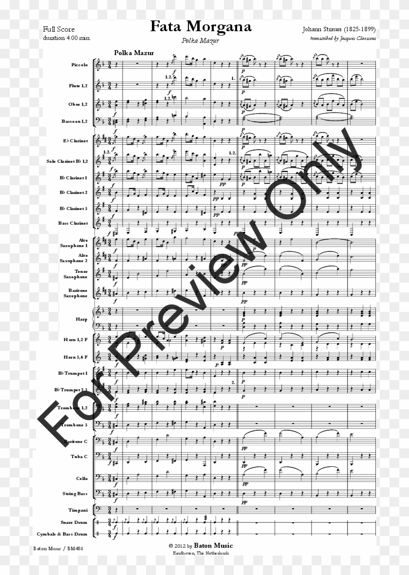 Product Thumbnail - Nimrod Brass Band Score Clipart #5610561