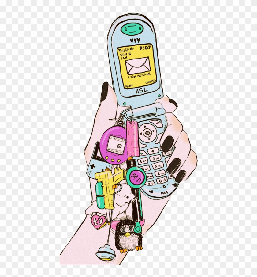 Tamagotchi Png , Png Download - 90's Tumblr Drawings Clipart