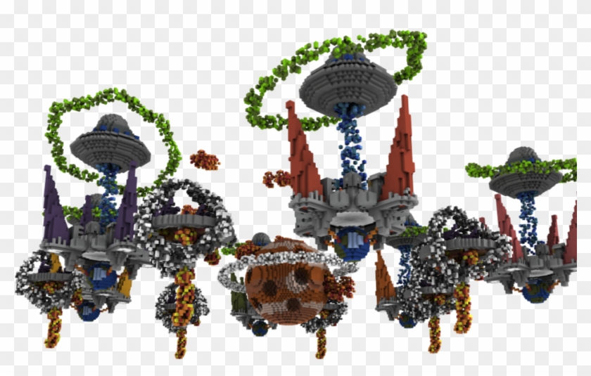 Map Skywars / Bedwars - Lego Clipart