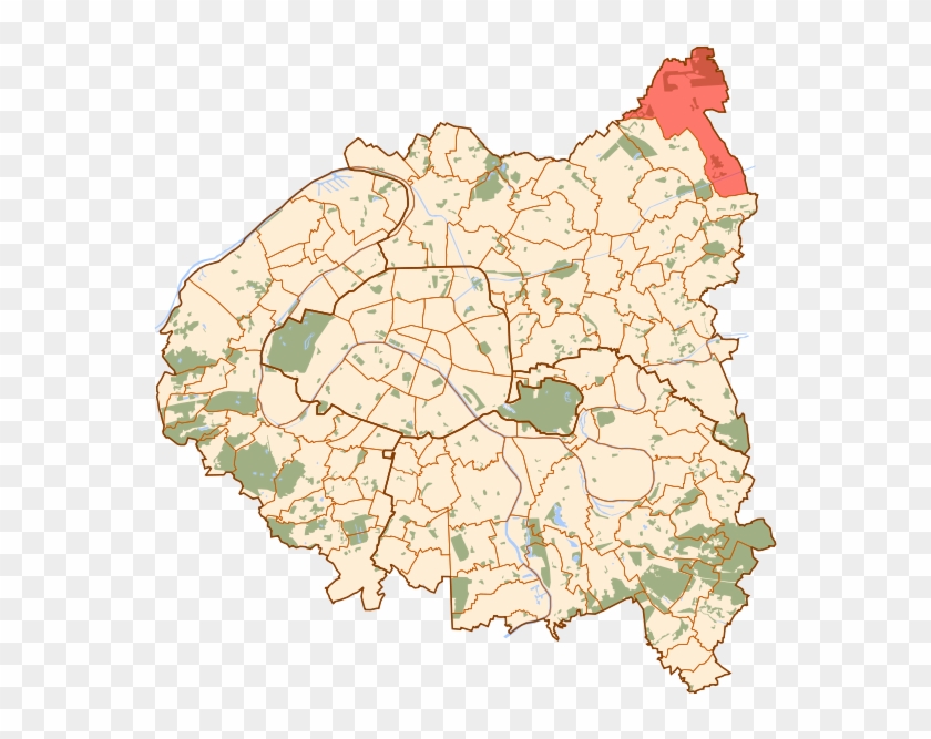 Tremblay En France Map - Charenton Saint Maurice France Clipart #5610982