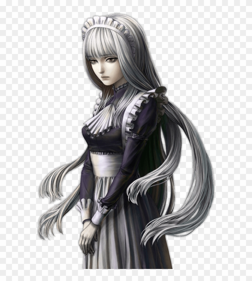 The White Haired Girl Download The White Haired Girl - Figurine Clipart #5611371