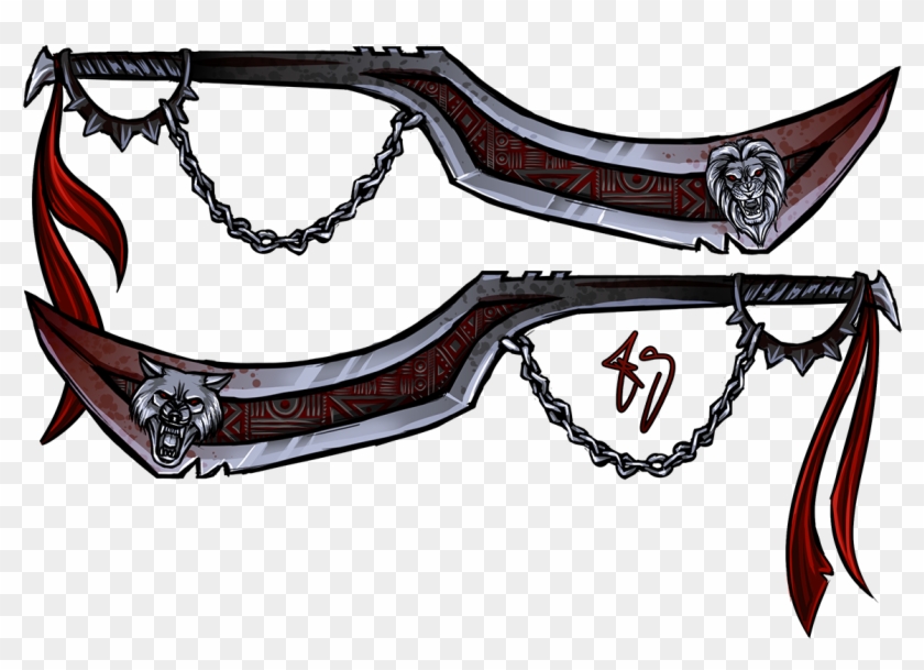 Schaden's Scimitars - Illustration Clipart