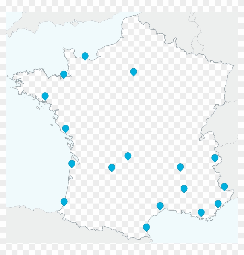 Map Of France - Club Med France Carte Clipart
