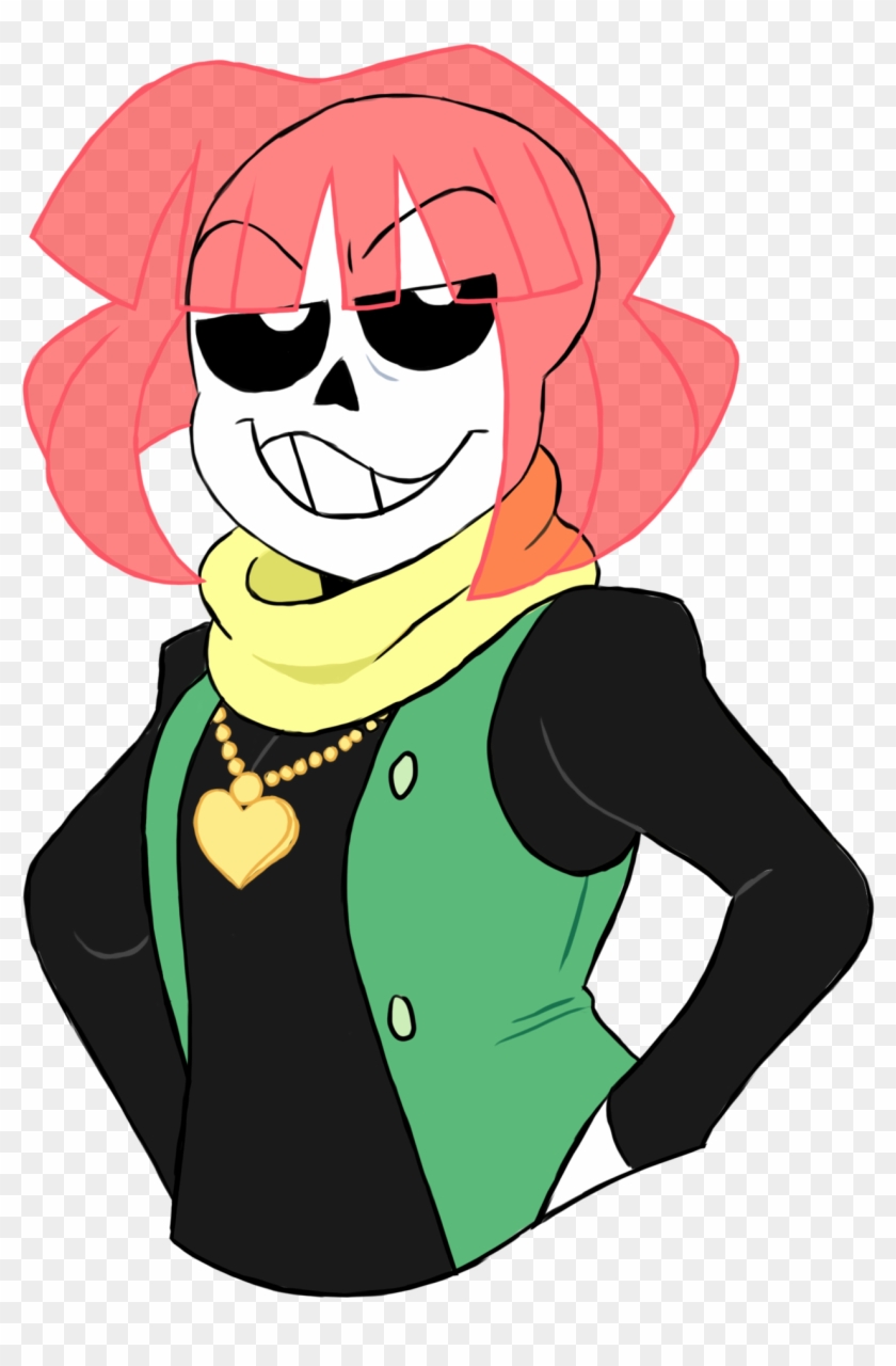I Saw How Sassy Adult Chara Looked - Cartoon Clipart