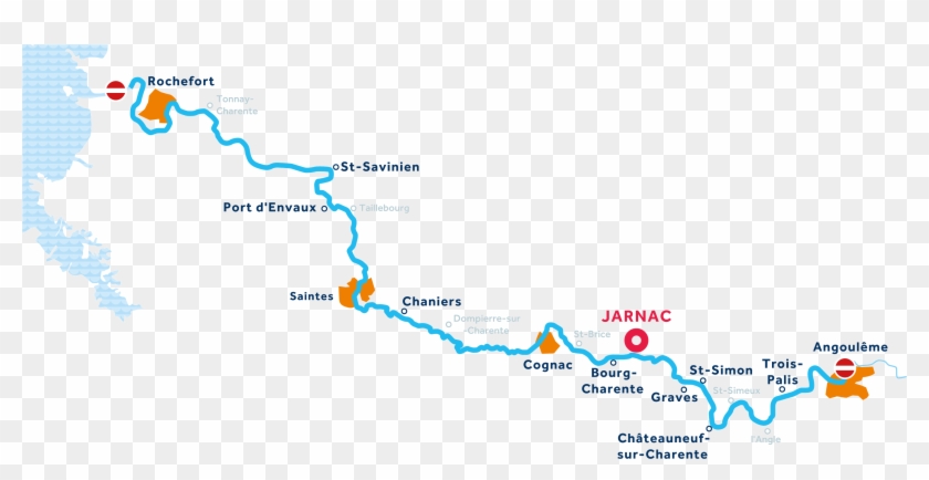 Charente Boat Rentals France 2018, Hire Boats From - Carte Fluviale Gratuite De La Charente Clipart