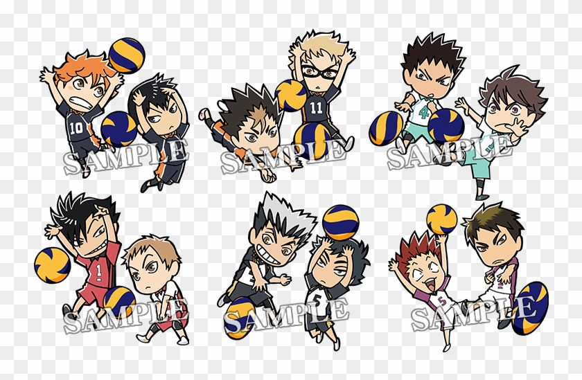 New Visual With Chibi Characters For The Haikyuu Chara - Haikyuu Chibis Clipart #5611809