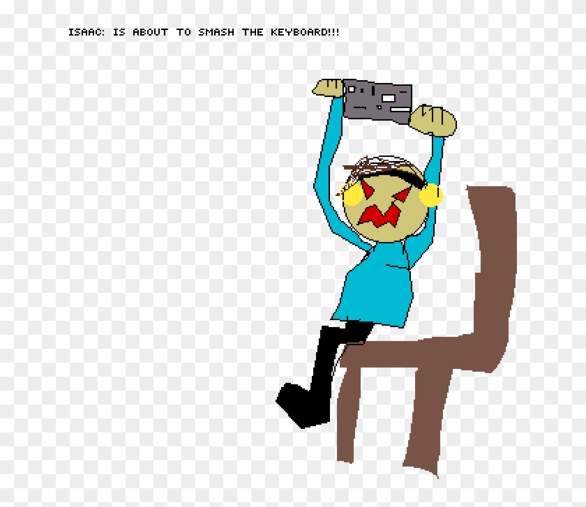 Isaac Raging - Cartoon - Cartoon Clipart