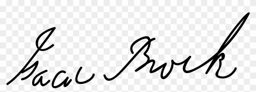 Isaac Brock Signature - Sir Isaac Brock Signature Clipart