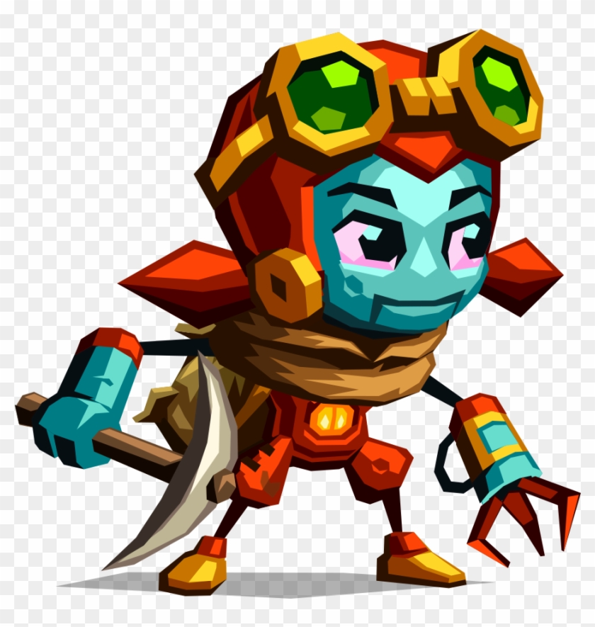 Steamworld Dig 2 Dorothy With Pickaxe - Steamworld Dig 2 Dorothy Clipart #5613144