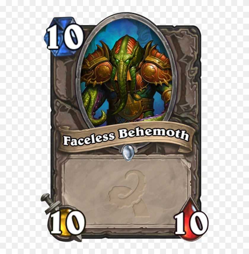 Faceless Behemoth - Hearthstone Dragon Cards Clipart #5613990
