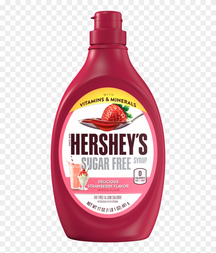Hershey's Sugar Free Strawberry Syrup Clipart