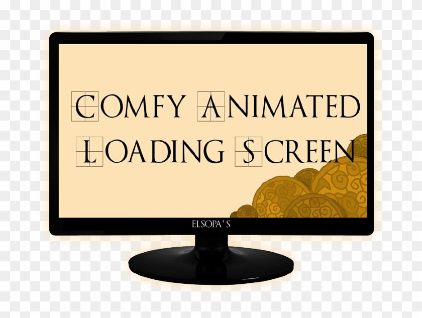 Simple And Super Comfy Animated Loading Screens - Computer Monitor Clipart