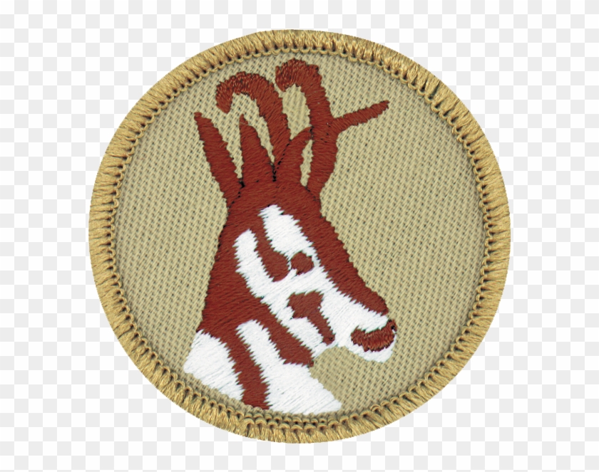 Antelope - Blue Fox Patrol Patch Clipart
