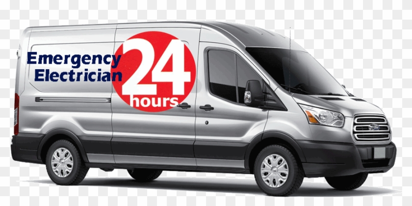 Electrician Van - Ford Transit Extended Lwb Clipart
