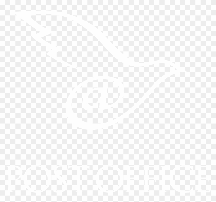 Post Office Logo Black And White - Johns Hopkins Logo White Clipart #5615995