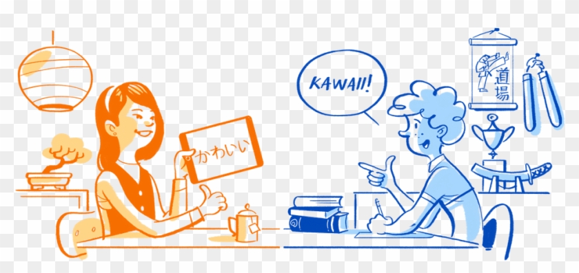 Tutor 1 On 1 Using Video Calls Clipart