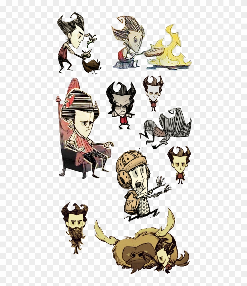 Boi Transparent Dst - Don T Starve Wilson In Game Clipart #5616581