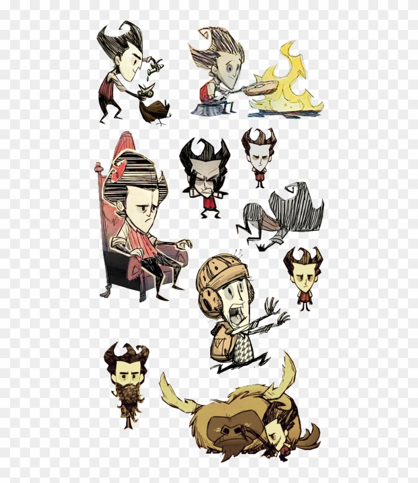 Boi Transparent Dst - Don T Starve Wilson In Game Clipart
