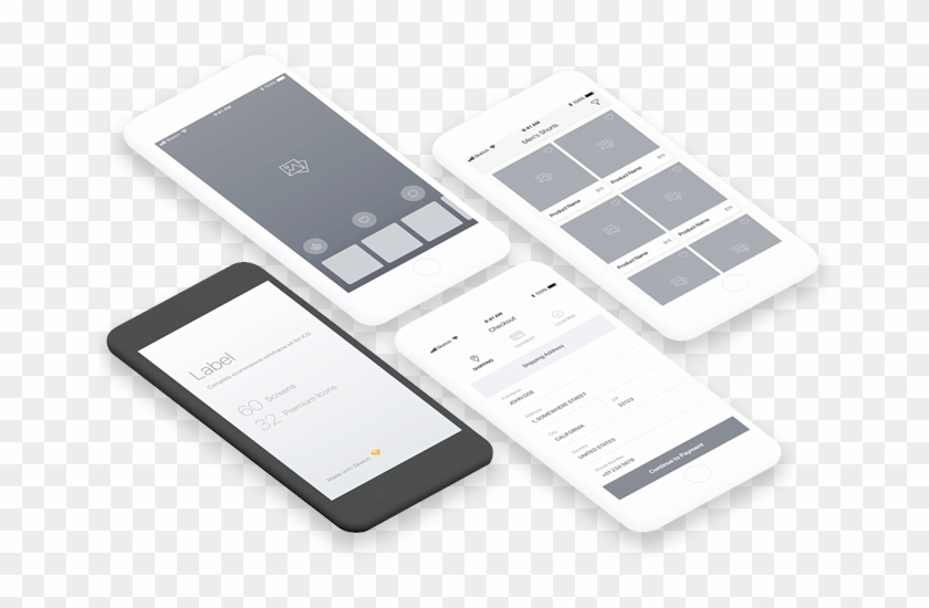 How Wireframe Will Resemble - Iphone Clipart