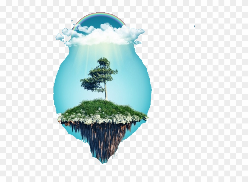 Isla - Background For Floating Island Clipart #5617590