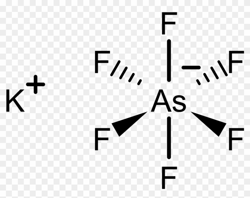 Potassium Hexafluoroarsenate - Calligraphy Clipart