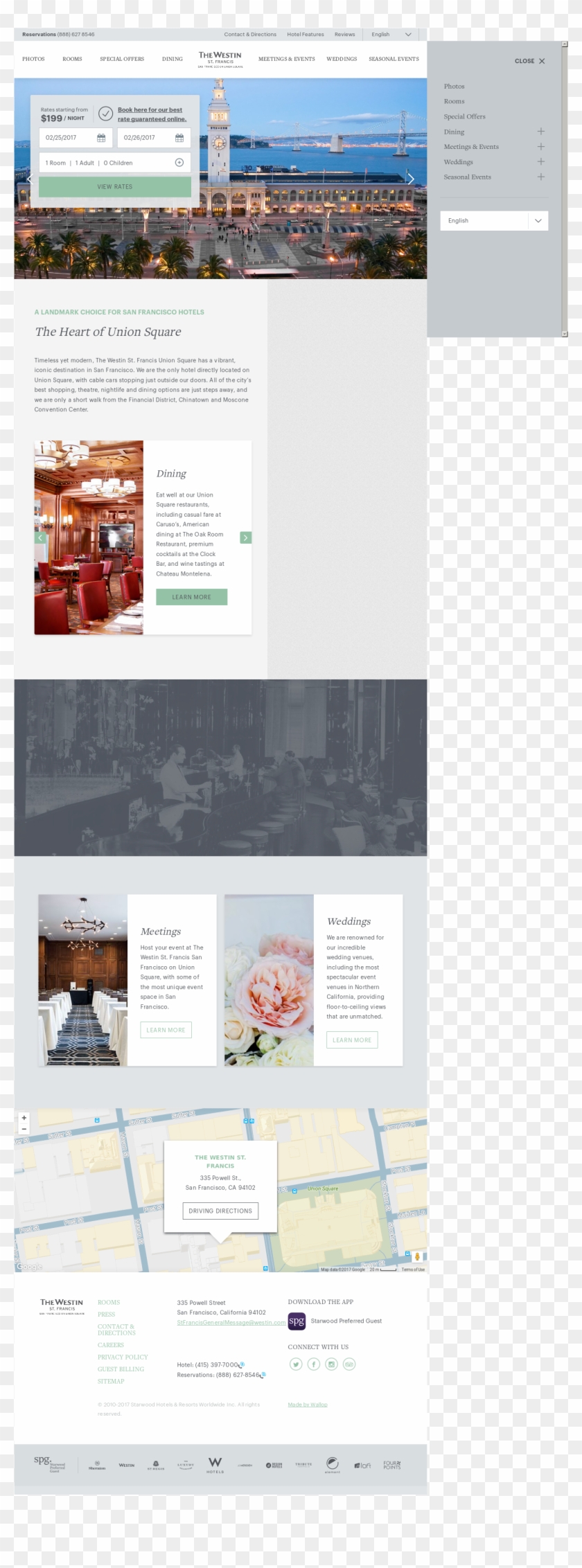 The Westin St Francis Competitors, Revenue And Employees - House Clipart #5617956