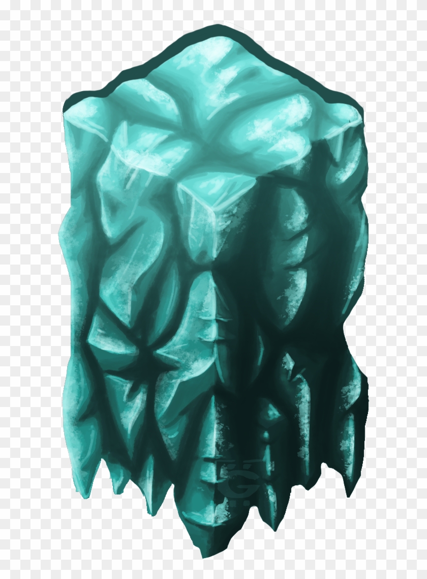 Ice Block Game Tile - Illustration Clipart