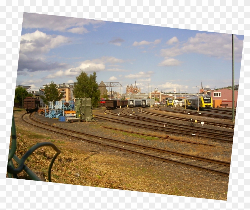 Trains Parked Limburg Lahn 1 - Track Clipart #5618498