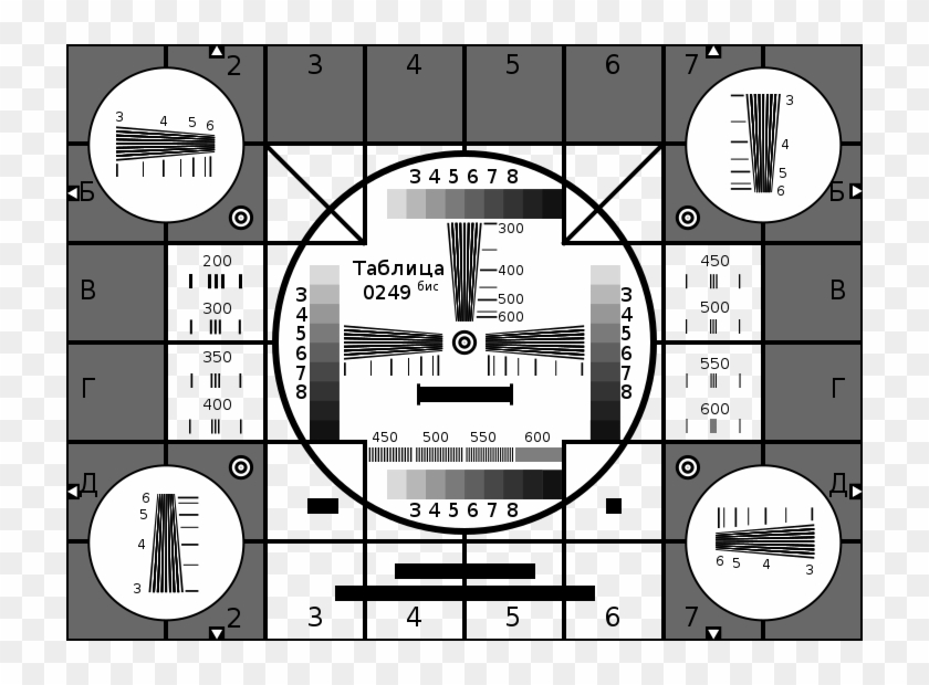 Total Downloads - Tv Test Patterns Clipart