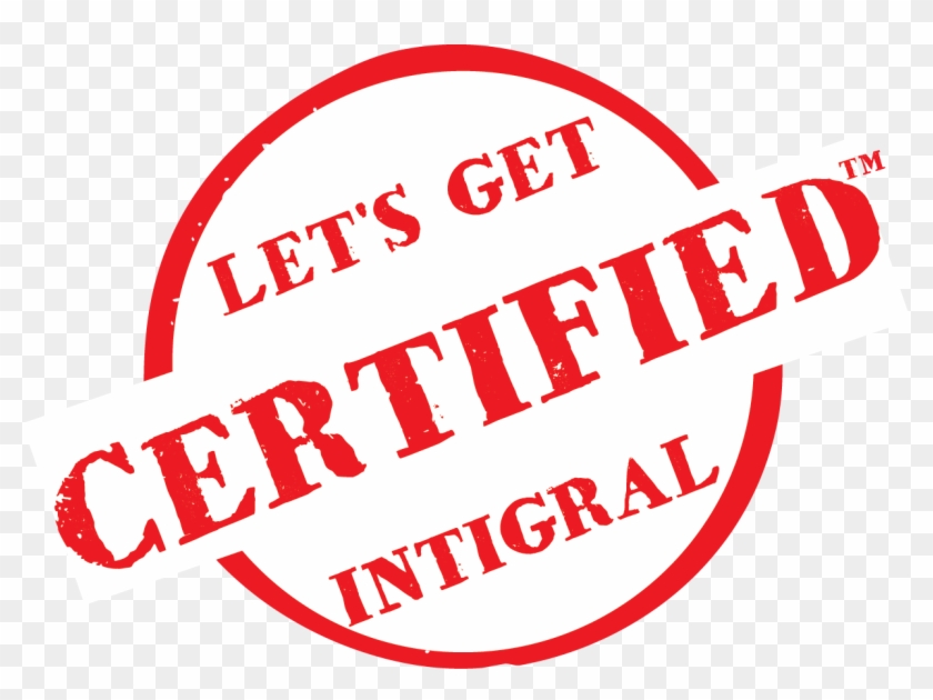 Intigral Certified Fabricator Stamp - Circle Clipart #5618891