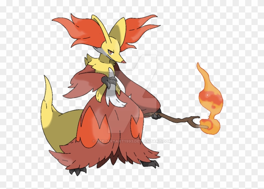 Delphox Png - Pokemon Delphox Png Clipart