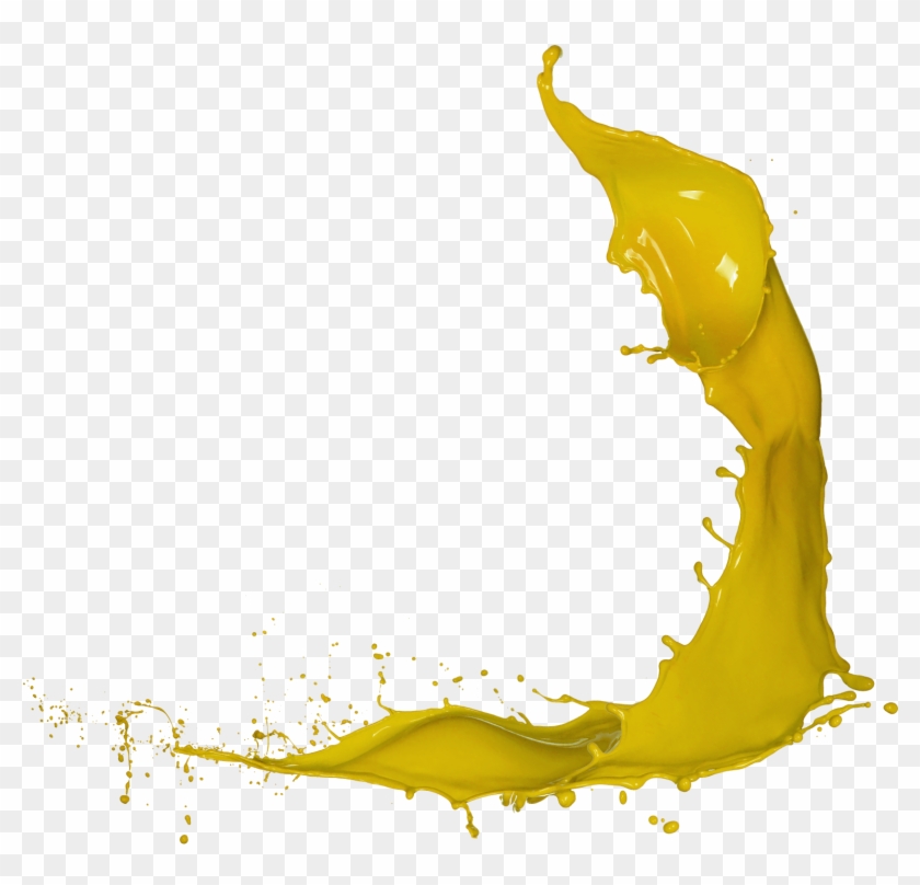 Textura Elastomérica - Tintas Amarela E Vermelho Png Clipart #5619415