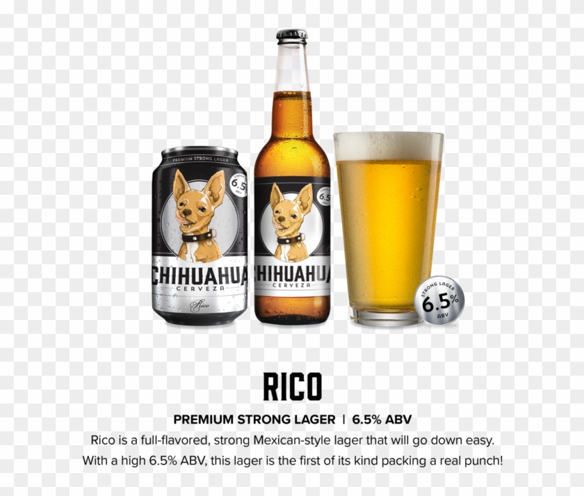 Carousel Rico - Chihuahua Rosado Beer Clipart