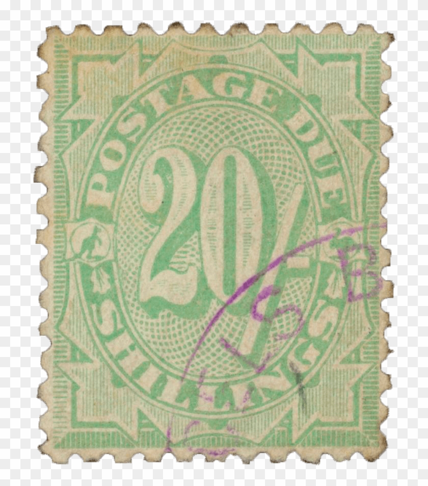 Australia 20 Postage Due, - Postage Stamp Clipart